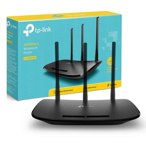TP-Link Router: TL-WR940N 450Mbps Wireless N Router - Black image 1